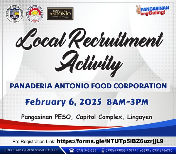 LOCAL RECRUITMENT ACTIVITY
